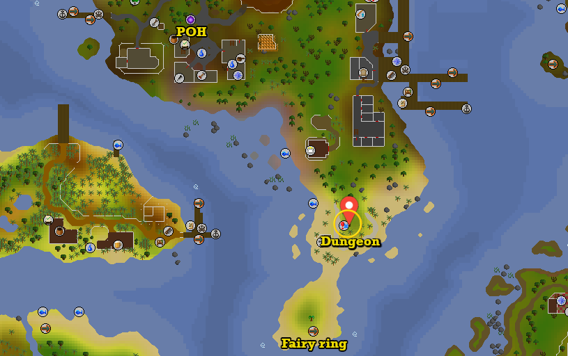 Royal Titans location in Asgarnian Ice Dungeon