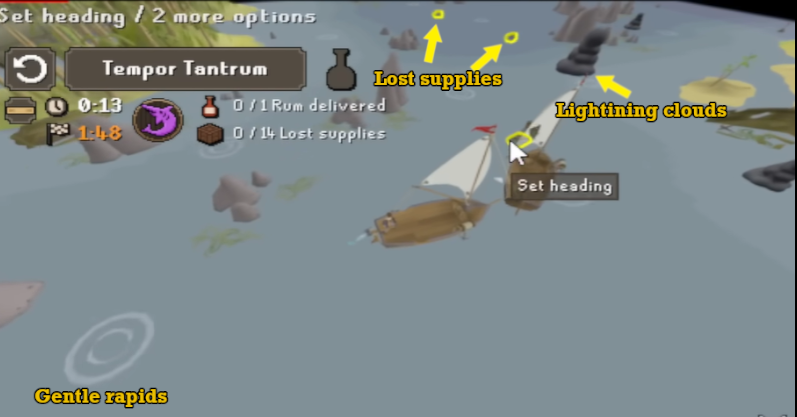 Tempor Tantrum location south of Pandemonium