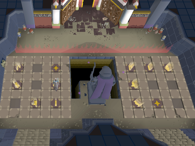 Shape puzzle path of Scarabas