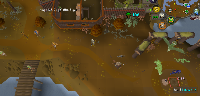 Woodcutting and Vale Totem