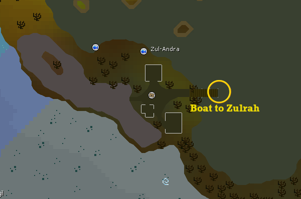 Boat to Zulrah shrine