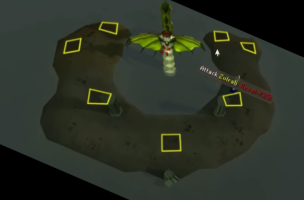 Tiles to mark for Zulrah